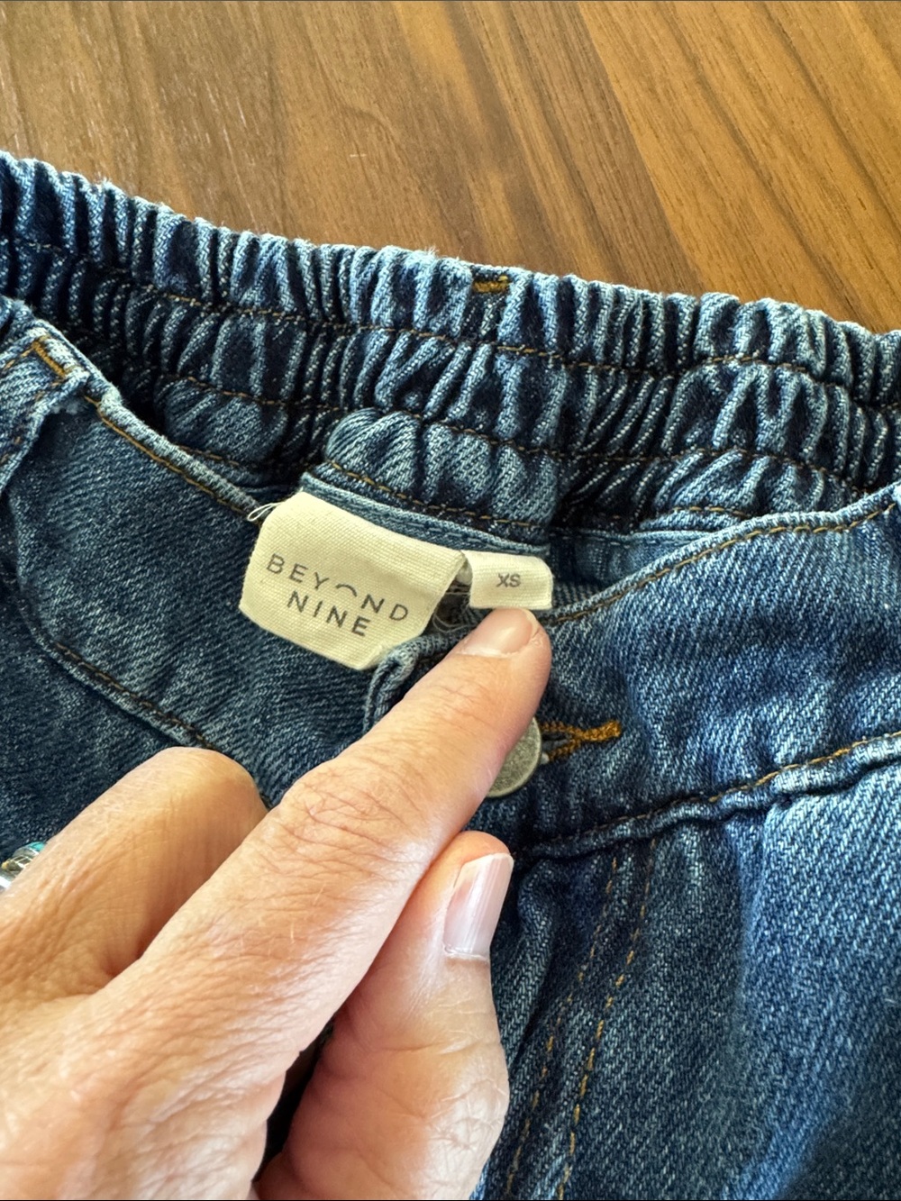 Beyond Nine Remi Jeans Mid Blue size XS - Picture 6 of 10